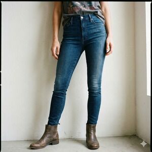 MOTHER Dark Blue Skinny Jeans